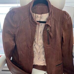 VINTAGE O'2nd Leather Jacket in Size S